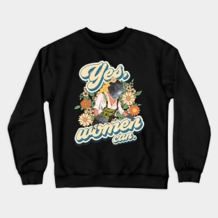 Funny groovy gift for welder woman Crewneck Sweatshirt